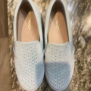 Vionic leather slip on shoes.  Size 8.5